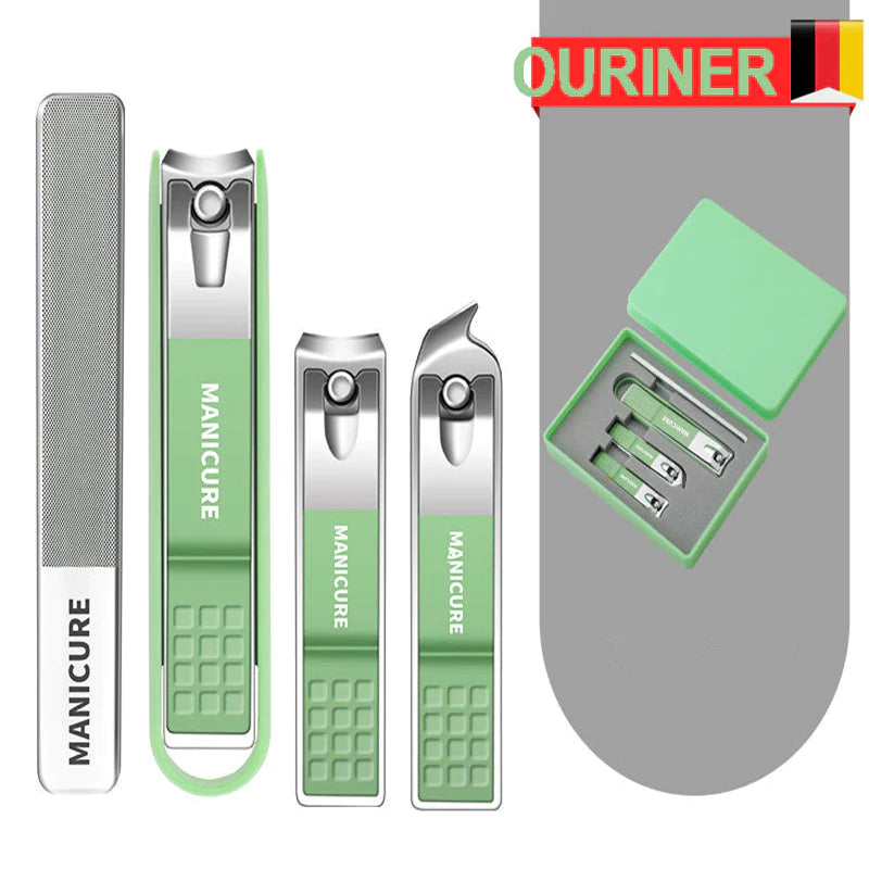 Germany Nail Clipper Set a Full Set of New High-Grade Men and Women on Special Nails Cut Nail Clippers Pedicure Tool Boxes