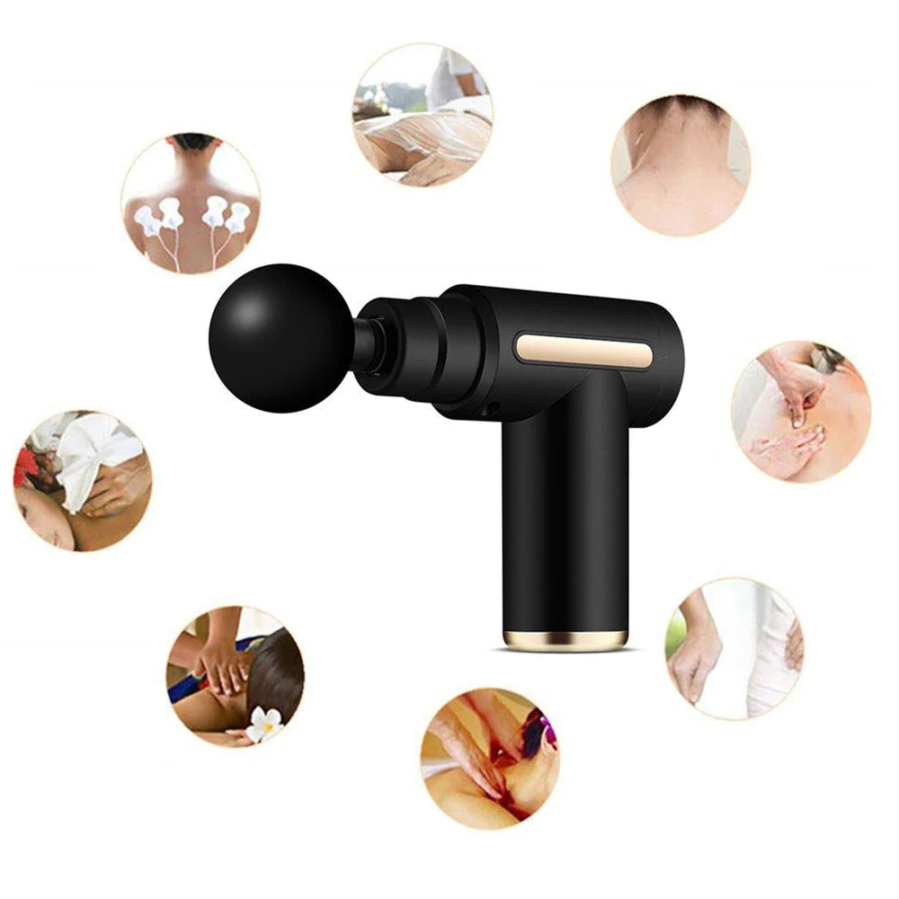 Deep Tissue Percussion Fascia Massage Gun USB Rechargeable by Lmyg